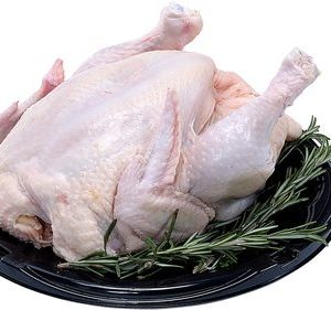 turkey uncooked raw whole